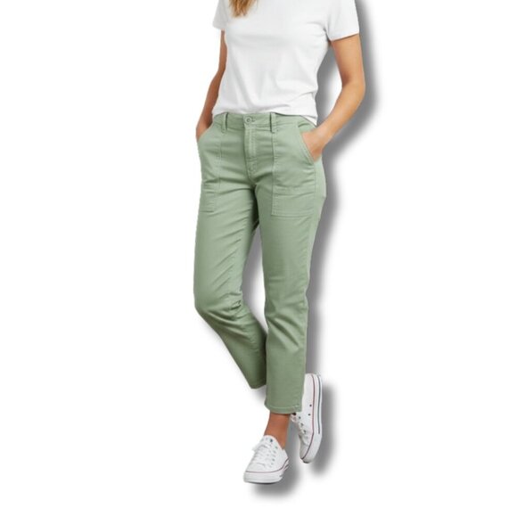 Kut from the Kloth Mint Green High-Waisted Jeans 10 - Springtime, Utility, Light - Picture 1 of 9